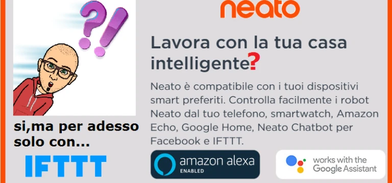 [Guida] Comandare Aspirapolvere Neato con Alexa o Google Assistant